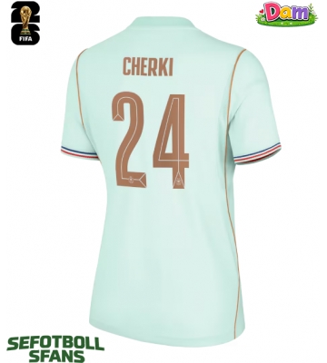 Frankrike Rayan Cherki #24 Bortatröja Kvinnor VM 2026 Kortärmad